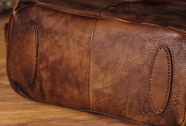 Handmade Leather handbag purse shoulder bag for women leather shopper bag