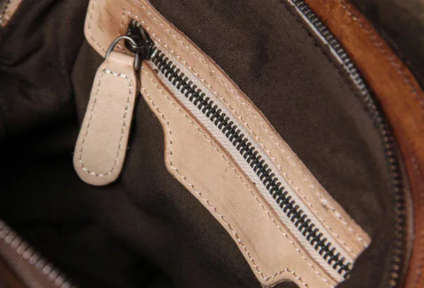 Handmade Leather handbag purse shoulder bag for women leather shopper bag