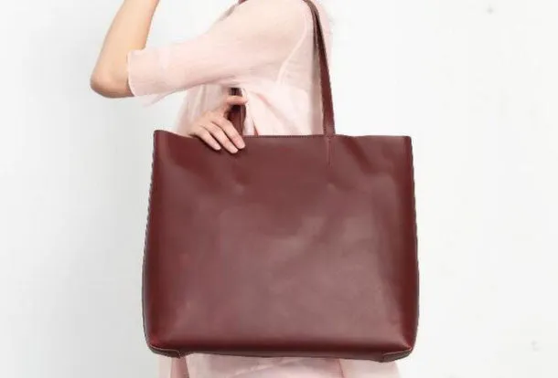 Handmade Leather handbag tote purse shoulder bag for women leather