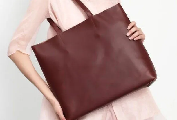 Handmade Leather handbag tote purse shoulder bag for women leather