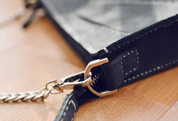 Handmade Leather purse clutch shoulder bag constellation women leather crossbody bag