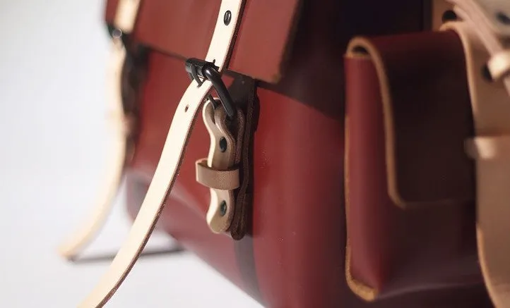 Handmade Leather Red Womens Messenger Bag Fashion Shoulder Bag for Women
