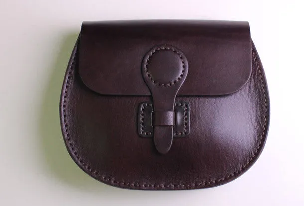 Handmade Leather satchel bag shoulder bag black coffee yellow for women leather crossbody bag