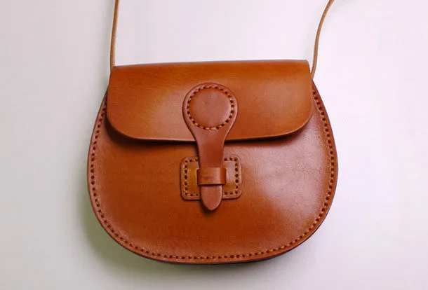Handmade Leather satchel bag shoulder bag black coffee yellow for women leather crossbody bag