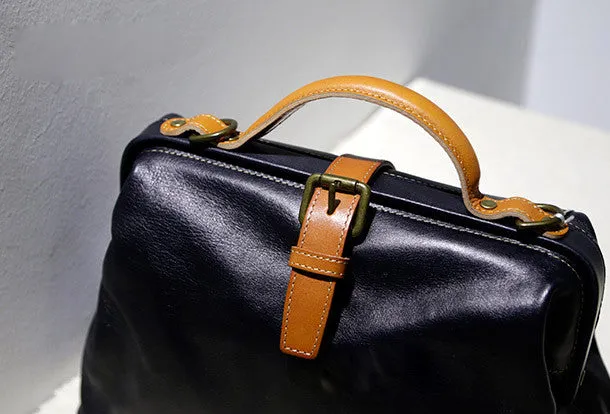 Handmade Leather tote bag shopper bag for women leather shoulder bag handbag