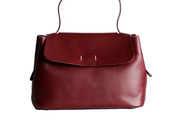 Handmade Leather tote bag shopper bag for women leather shoulder bag handbag