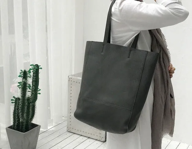 Handmade LEATHER WOMEN Large Tote Bag Tote Shoulder Purse FOR WOMEN