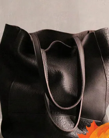 Handmade LEATHER WOMEN Large Tote Bag Tote Shoulder Purse FOR WOMEN