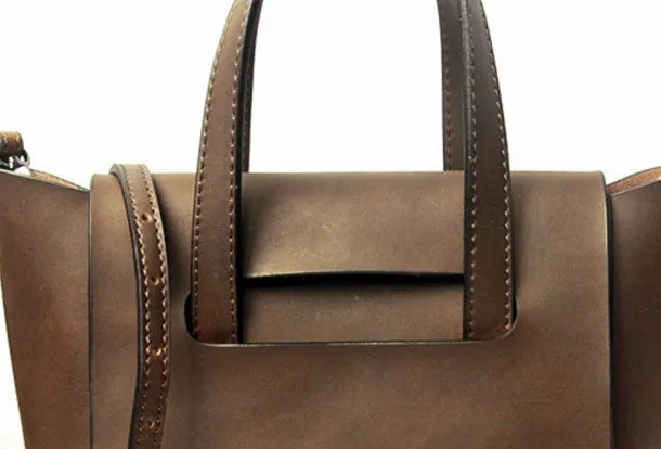 Handmade Vintage Leather Womens Handbag Shoulder Bag for Women