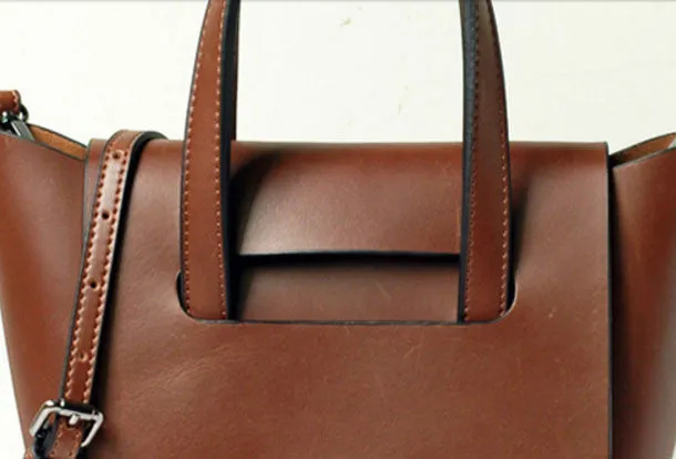Handmade Vintage Leather Womens Handbag Shoulder Bag for Women