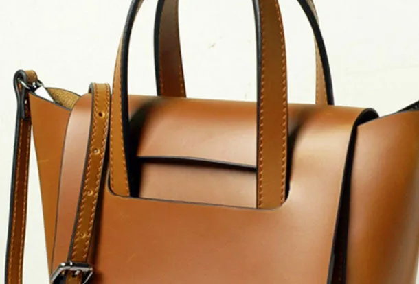 Handmade Vintage Leather Womens Handbag Shoulder Bag for Women