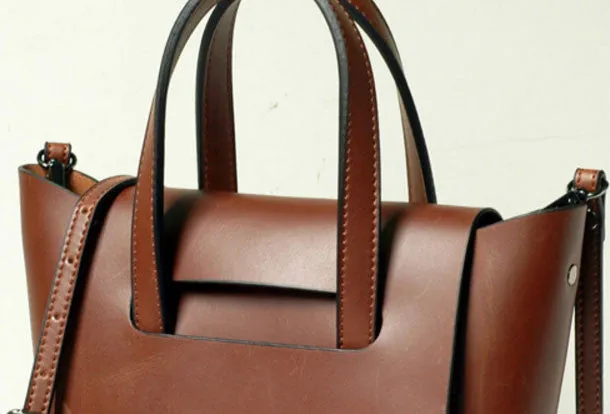 Handmade Vintage Leather Womens Handbag Shoulder Bag for Women