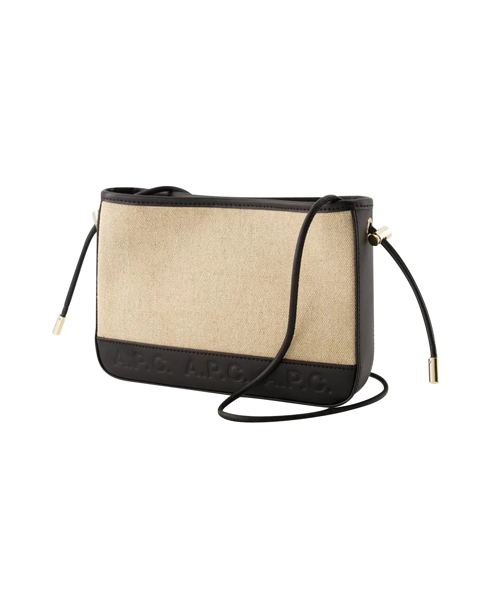 Helene Shoulder Bag - A.P.C. - Canvas - Black