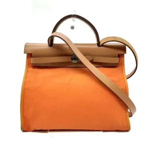 Hermes  Toile Officier Shoulder Bag (Pre-Owned)