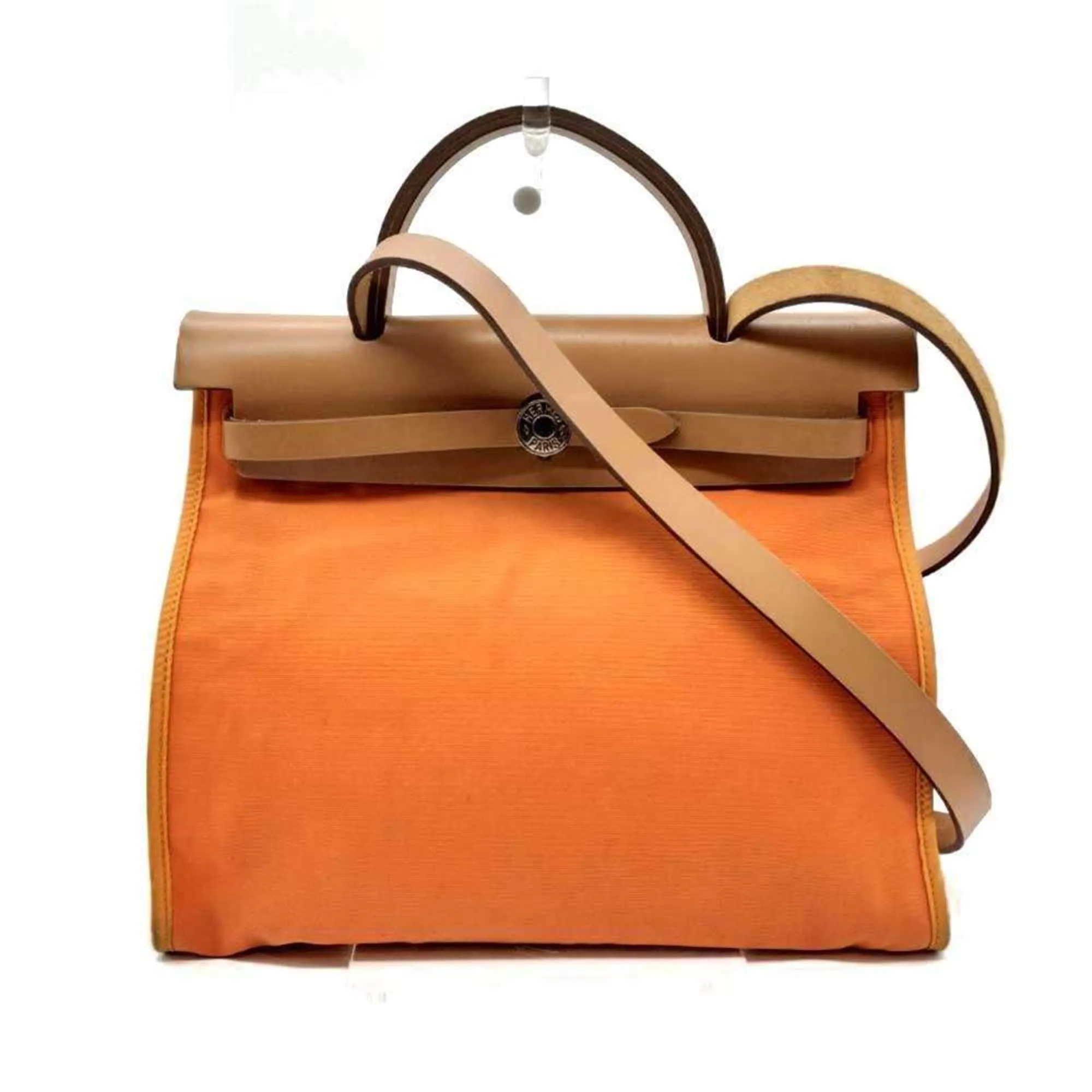 Hermes  Toile Officier Shoulder Bag (Pre-Owned)