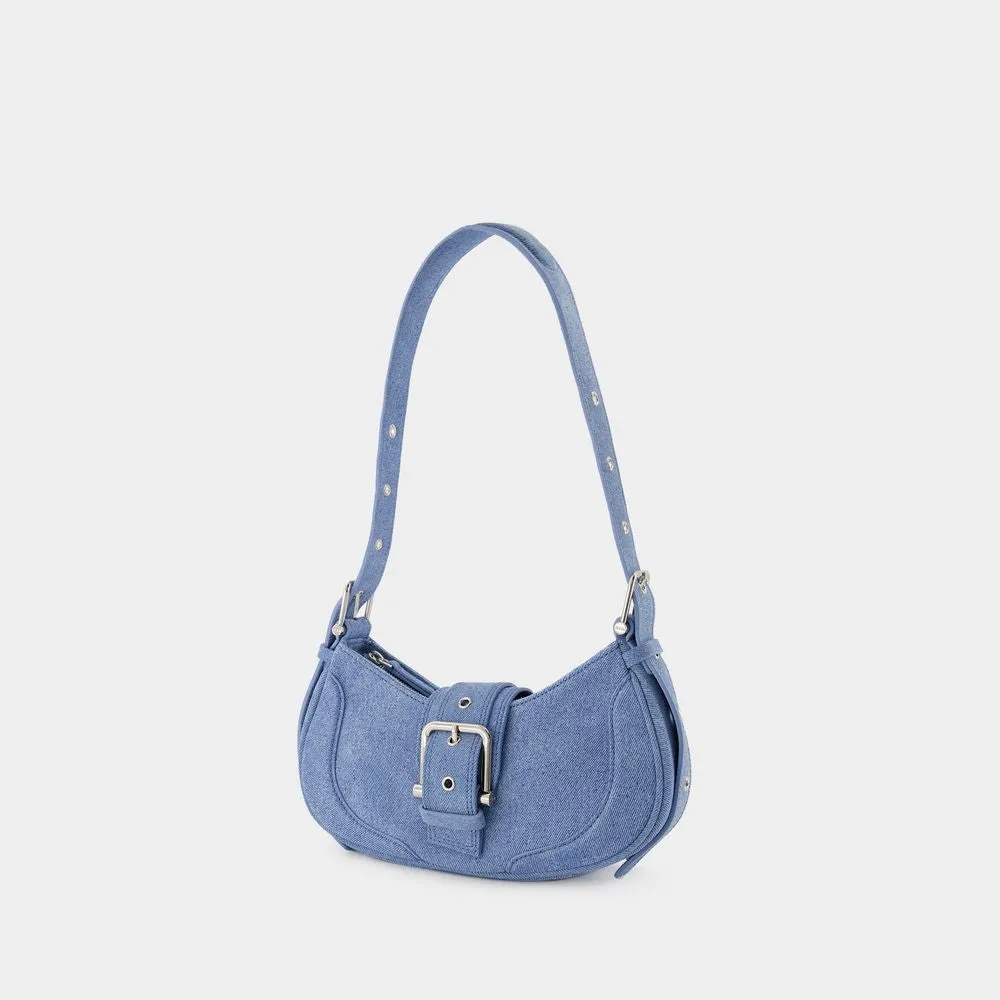 Hobo Brocle Hobo Bag - Denim Sky - Suede
