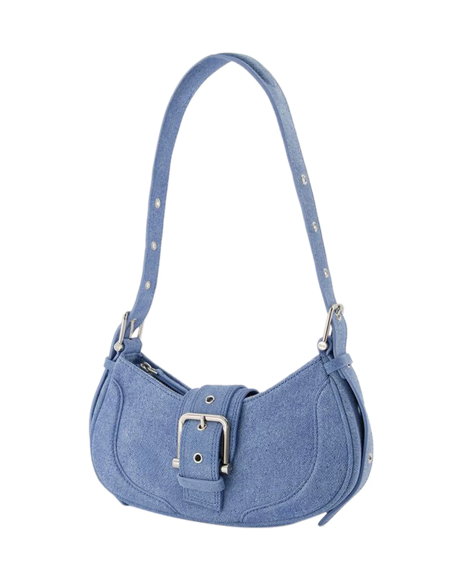 Hobo Brocle Hobo Bag - Osoi - Denim Sky - Suede