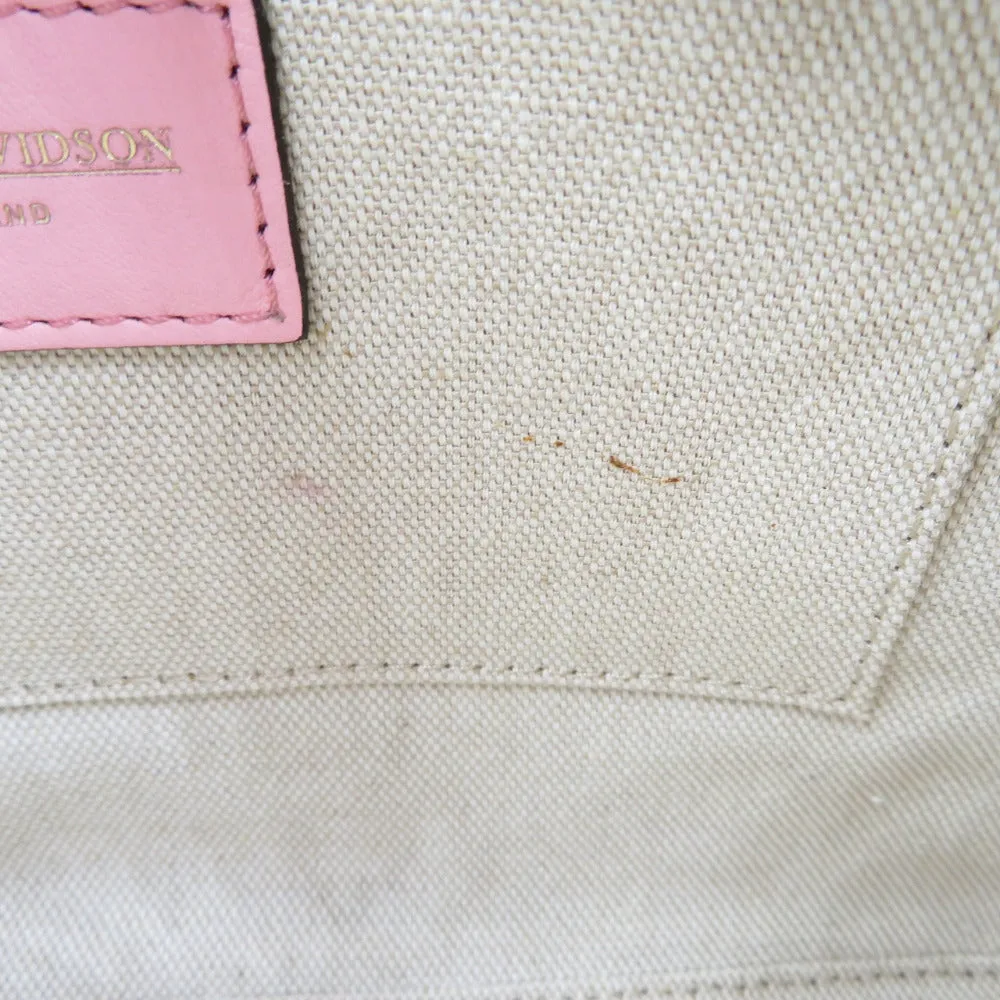 J&M Davidson Shoulder Bag leather pink Women Used