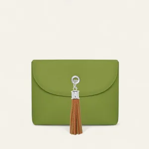 Jasmine Crossbody | Chartreuse with Silver hardware