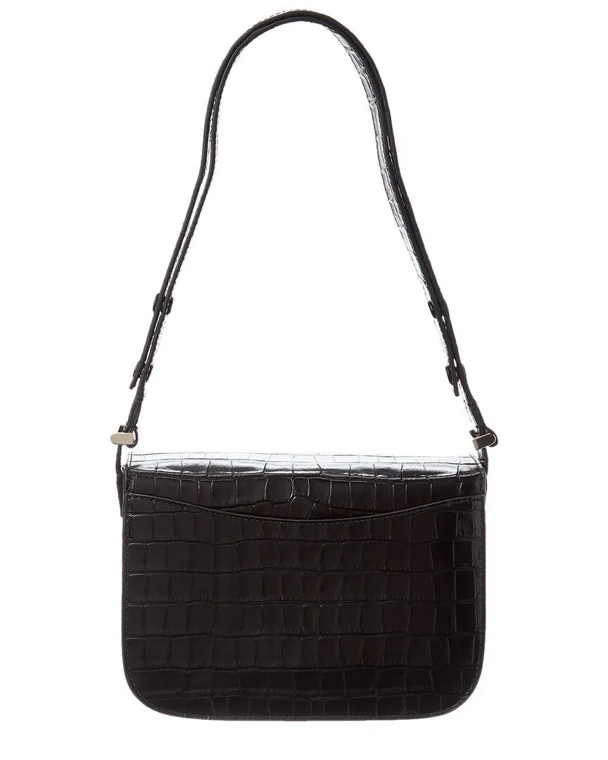 Jason Wu Croc-Embossed Leather Shoulder Bag