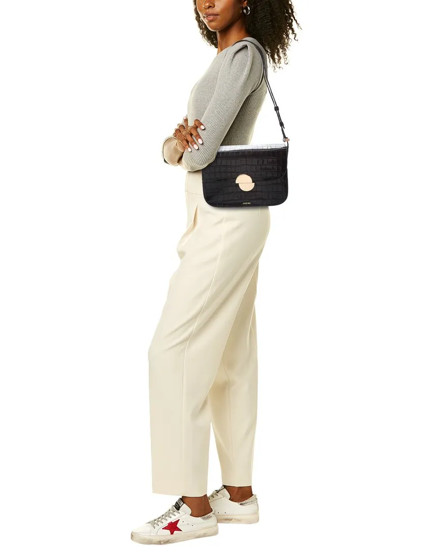 Jason Wu Croc-Embossed Leather Shoulder Bag