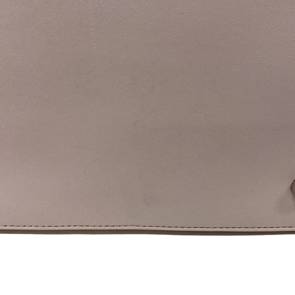 JIL SANDER Handbag leather pink Drawstring Shoulder Bag Women Used