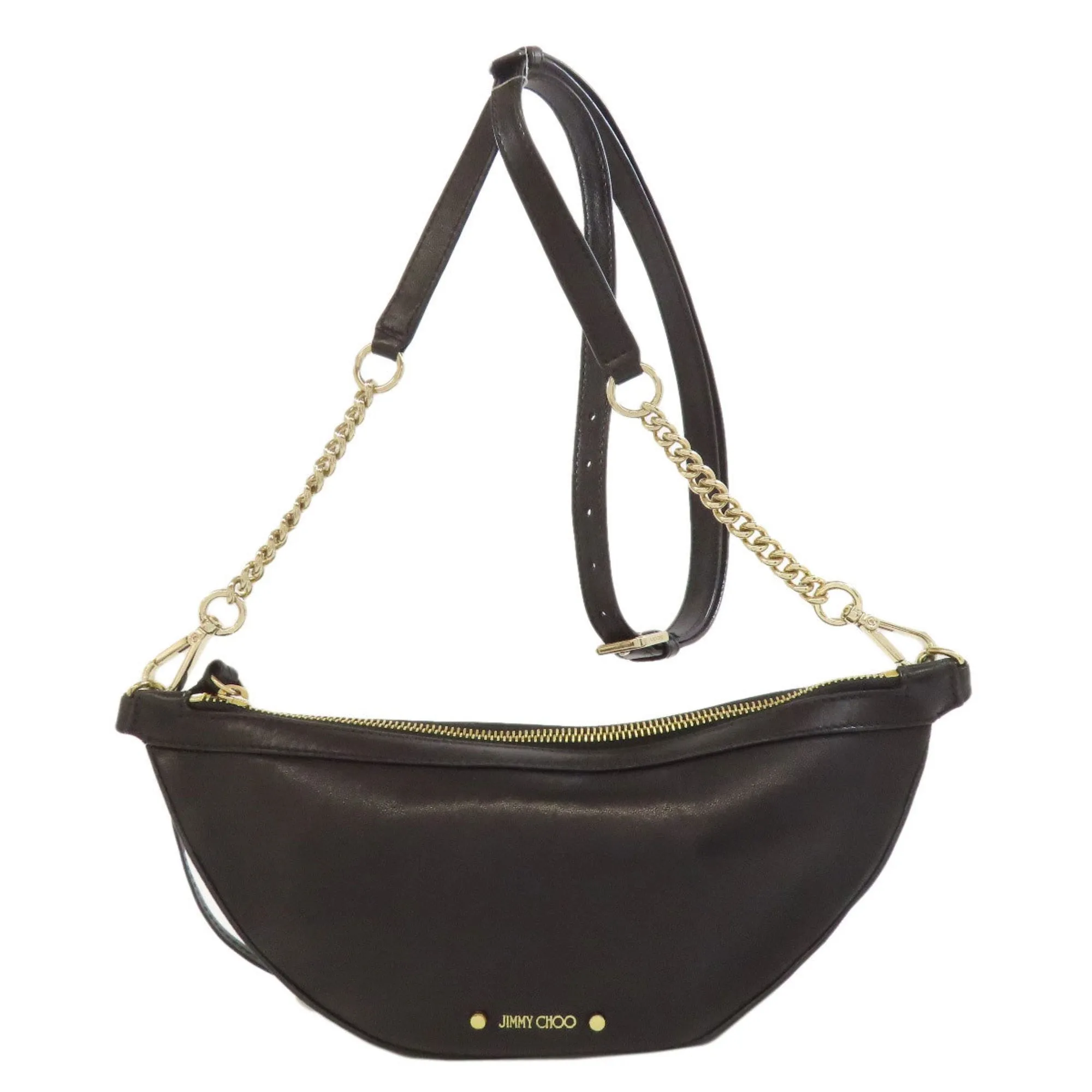 Jimmy Choo Leather Shoulder Bag (Pre-Owned)