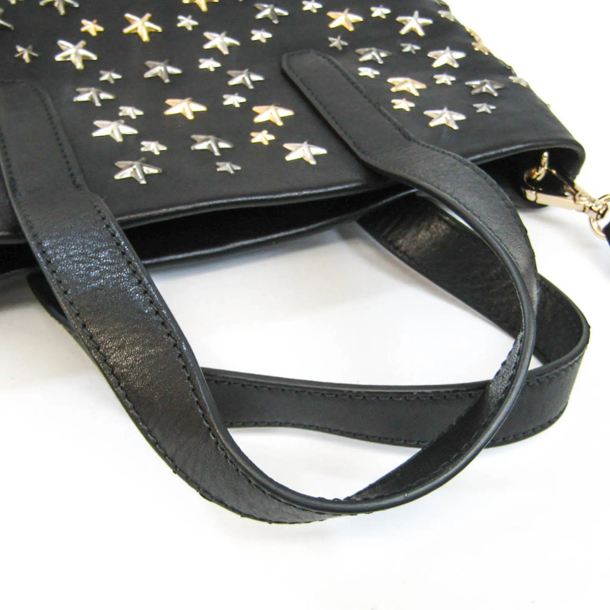 Jimmy Choo Star  Leather Shoulder Bag (Pre-Owned)