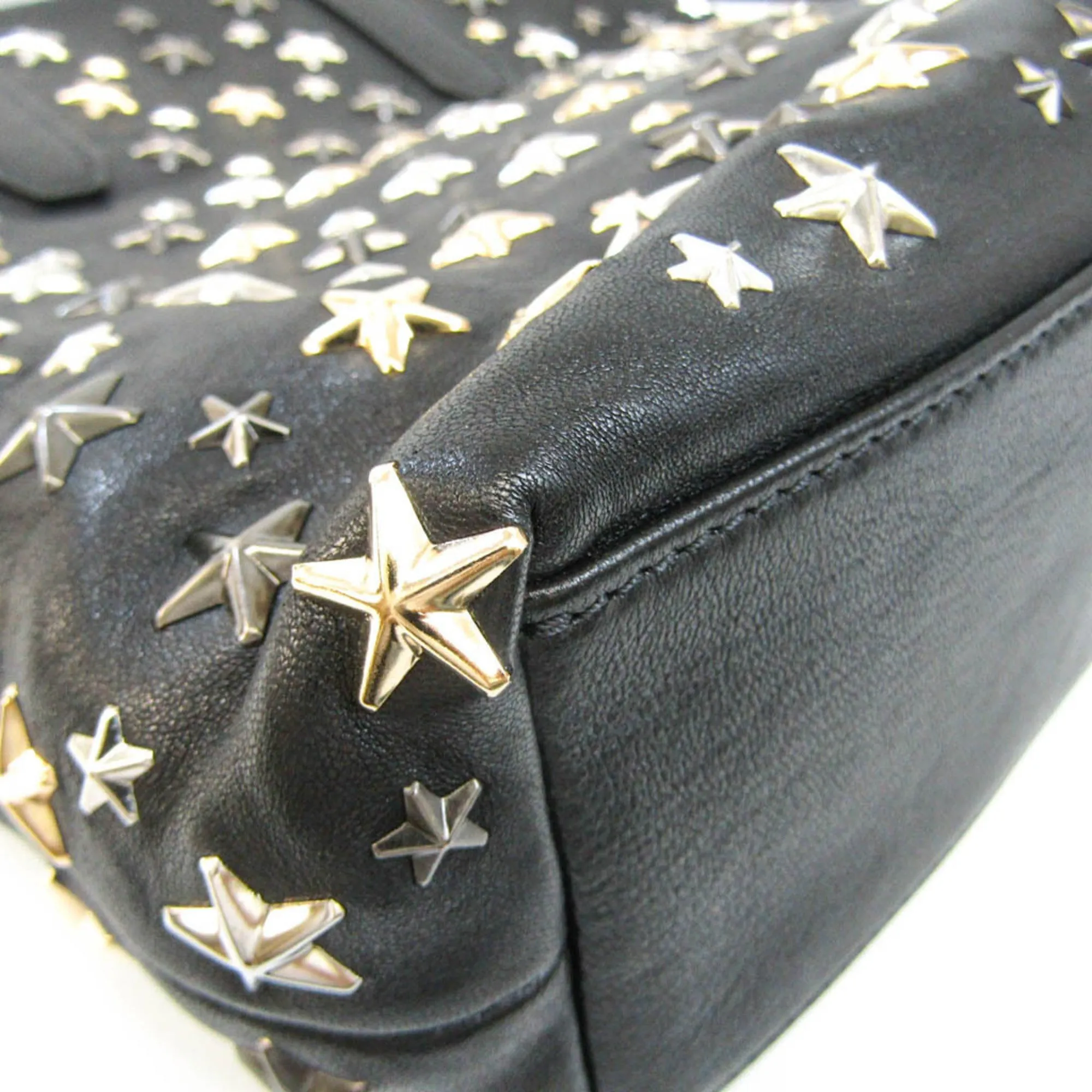 Jimmy Choo Star  Leather Shoulder Bag (Pre-Owned)