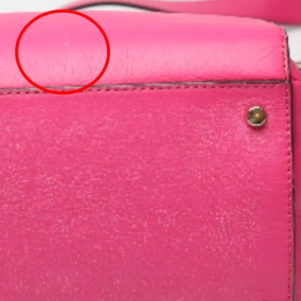 Kate Spade Handbag Calfskin, Leather pink Shoulder 2WAY Women Used