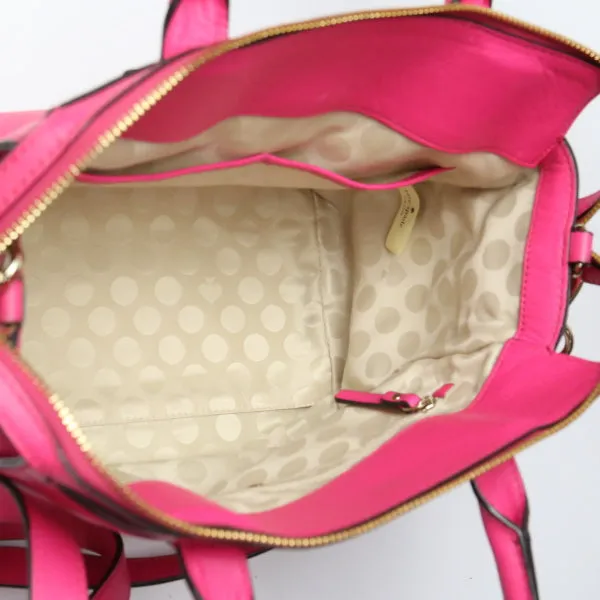 Kate Spade Handbag Calfskin, Leather pink Shoulder 2WAY Women Used
