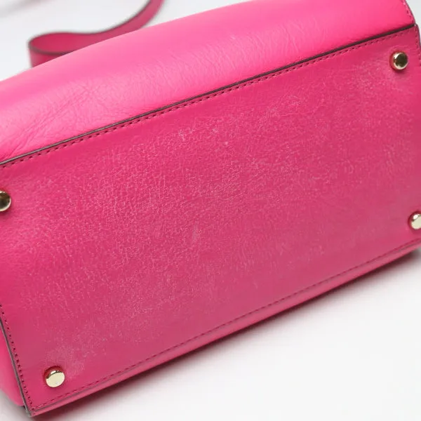 Kate Spade Handbag Calfskin, Leather pink Shoulder 2WAY Women Used