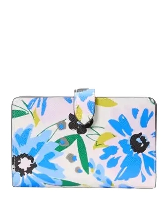 Kate Spade New York Boxed Madison Floral Medium Bifold Wallet