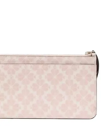 Kate Spade New York Lucy Spade Flower Medium L-zip Wristlet