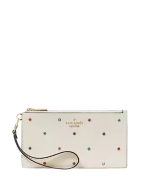 Kate Spade New York Madison Studded Double Zip Wristlet