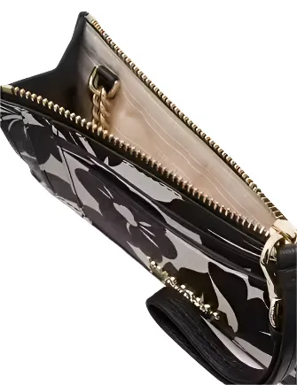 Kate Spade New York Morgan Tropical Foliage Coin Card Case Wristlet