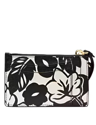 Kate Spade New York Morgan Tropical Foliage Coin Card Case Wristlet