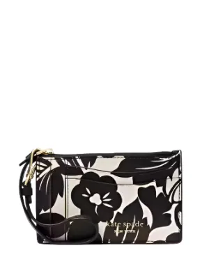 Kate Spade New York Morgan Tropical Foliage Coin Card Case Wristlet