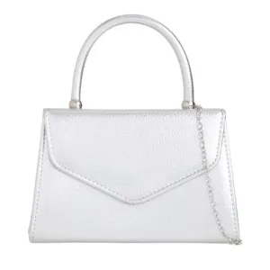 Koko H2439 Silver Metallic Grab Bag