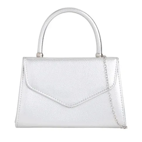 Koko H2439 Silver Metallic Grab Bag