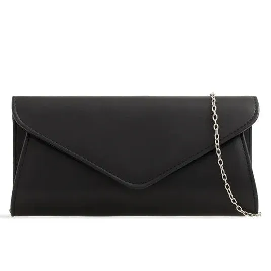 Koko H2490 Black envelope clutch bag