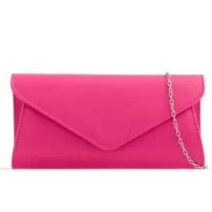 Koko H2490 Fuchsia Pink envelope clutch bag