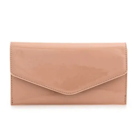 Koko L2493 Nude Patent Envelope Clutch