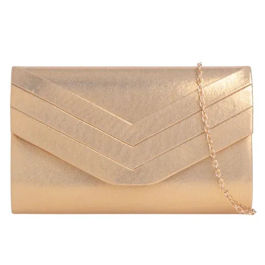 Koko L809 Gold Clutch Bag