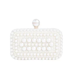 Koko LD3340 Ivory Pearl Box Bag