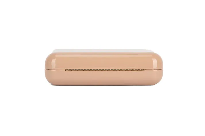 Koko MW3490 Nude Patent Box Clutch Bag