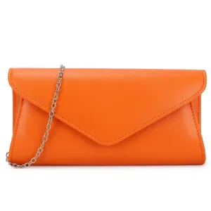 Koko Orange envelope clutch bag