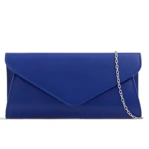 Koko Royal Blue envelope clutch bag