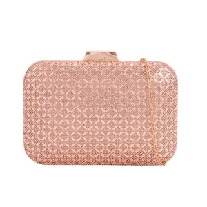 Koko TL861 Champagne Diamante Box Bag