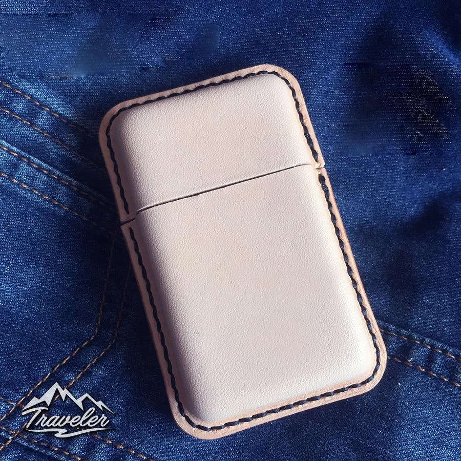 Leather Mens Cigarette Holder Case Vintage Custom Cigarette Cases for Men